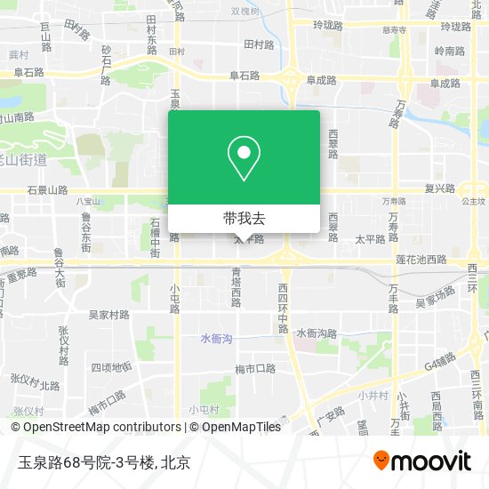 玉泉路68号院-3号楼地图