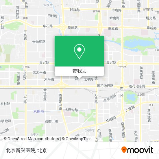 北京新兴医院地图