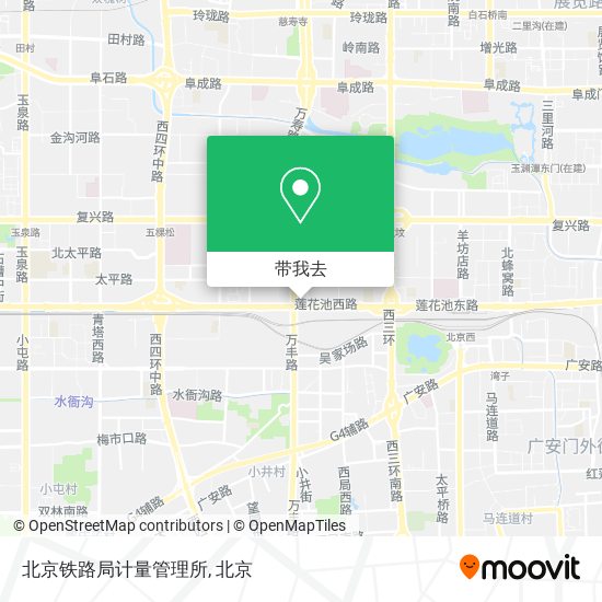 北京铁路局计量管理所地图