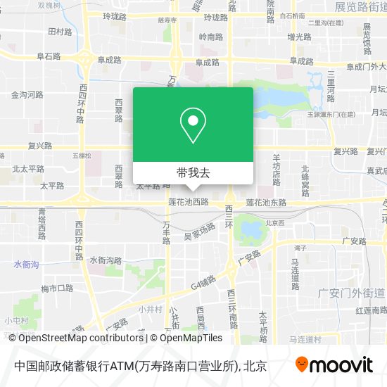 中国邮政储蓄银行ATM(万寿路南口营业所)地图