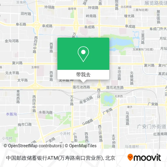 中国邮政储蓄银行ATM(万寿路南口营业所)地图