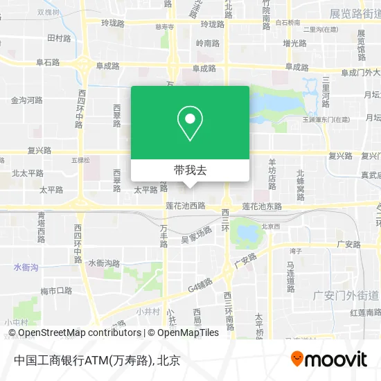 中国工商银行ATM(万寿路)地图