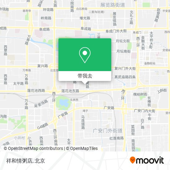 祥和情粥店地图