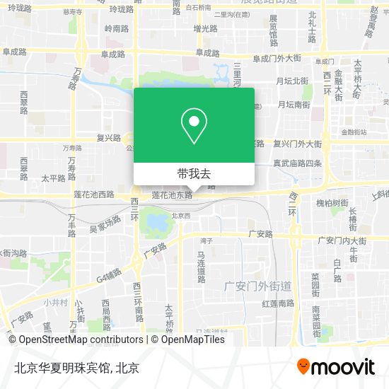 北京华夏明珠宾馆地图
