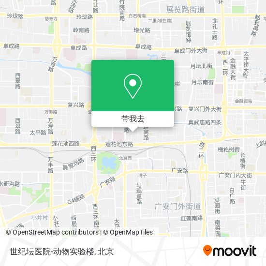 世纪坛医院-动物实验楼地图
