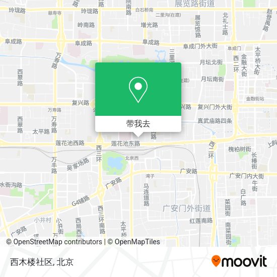 西木楼社区地图