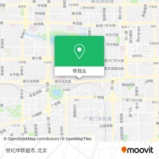 世纪华联超市地图