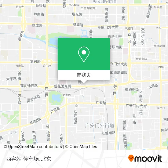 西客站-停车场地图