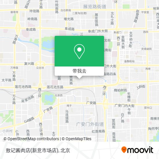 敖记酱肉店(新意市场店)地图