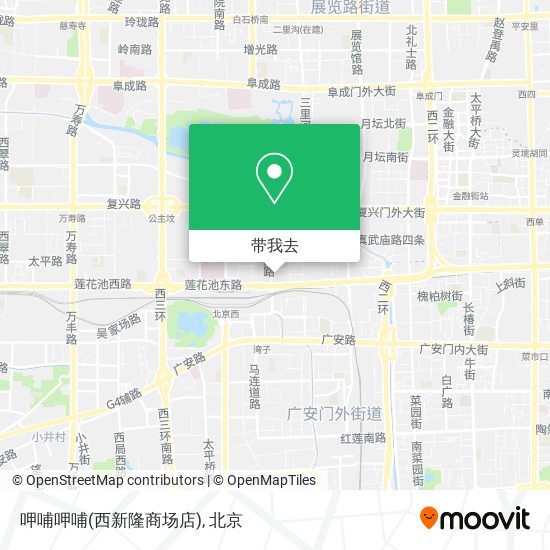 呷哺呷哺(西新隆商场店)地图