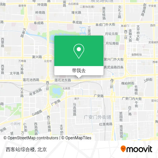西客站综合楼地图