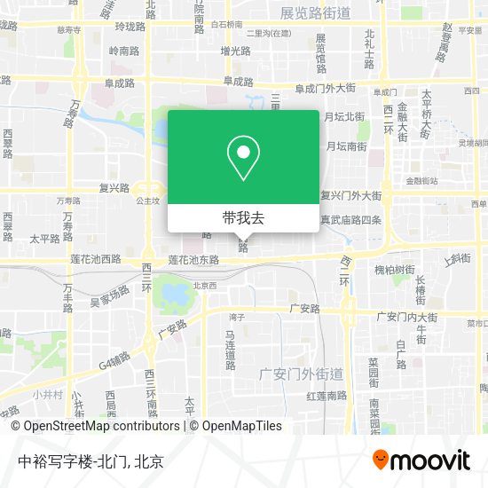 中裕写字楼-北门地图
