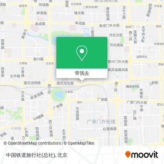 中国铁道旅行社(总社)地图