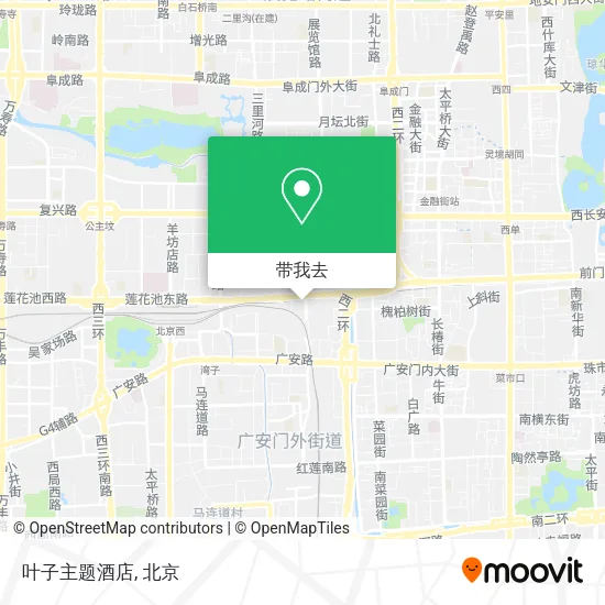 叶子主题酒店地图