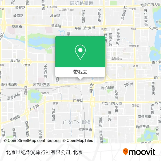 北京世纪华光旅行社有限公司地图