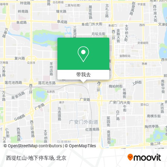 西堤红山-地下停车场地图