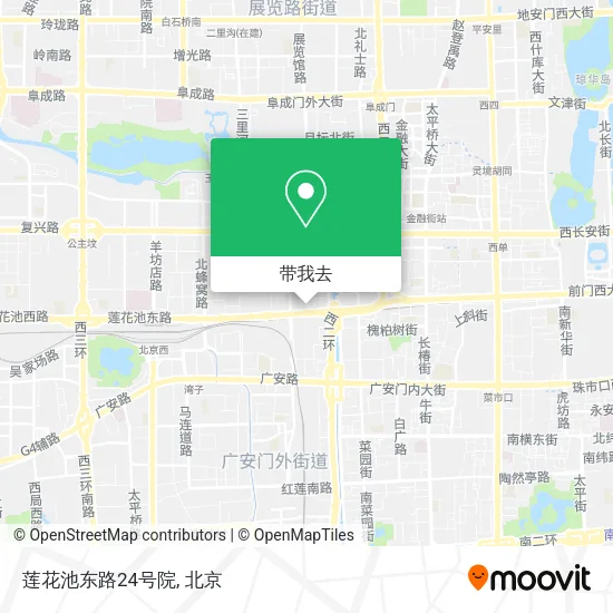 莲花池东路24号院地图