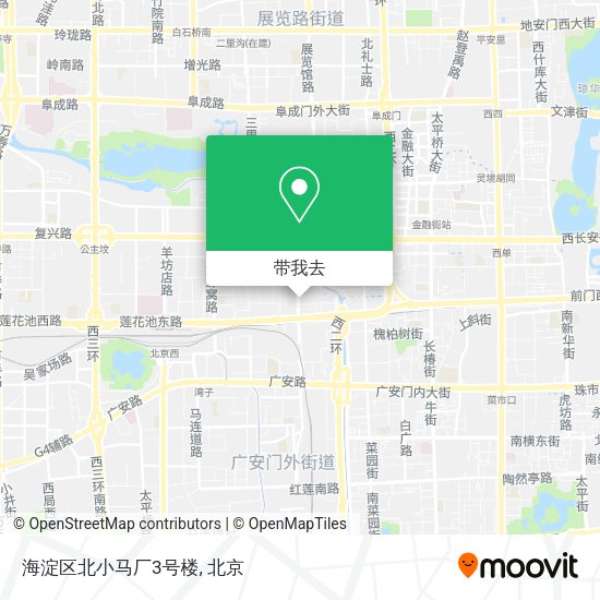 海淀区北小马厂3号楼地图