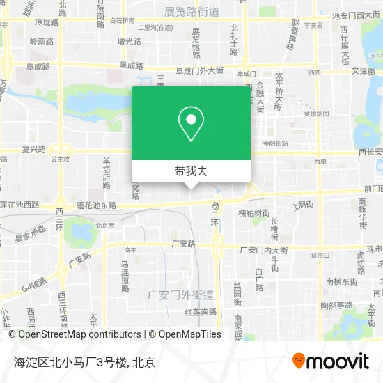 海淀区北小马厂3号楼地图