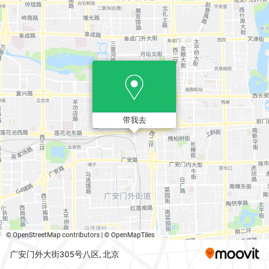广安门外大街305号八区地图