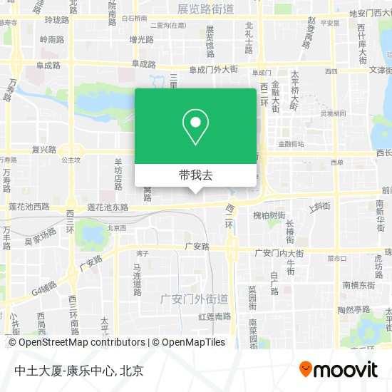 中土大厦-康乐中心地图