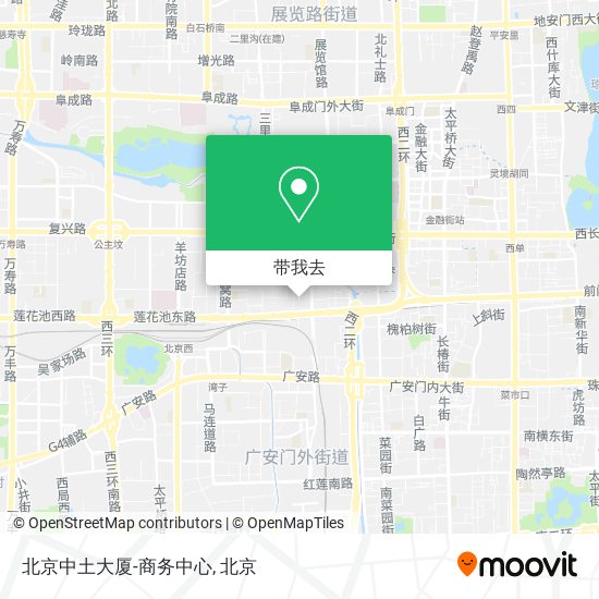北京中土大厦-商务中心地图