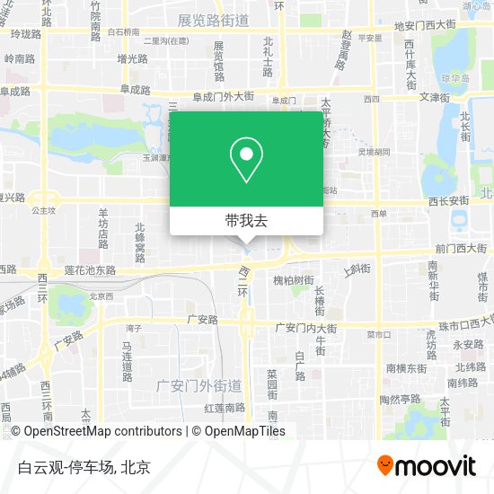 白云观-停车场地图