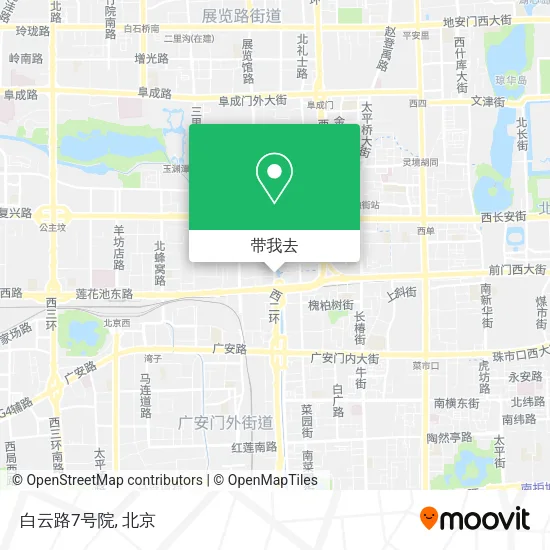 白云路7号院地图