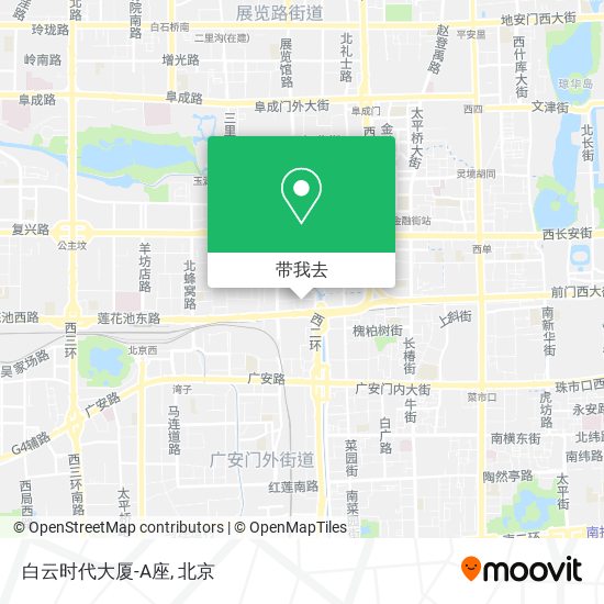 白云时代大厦-A座地图
