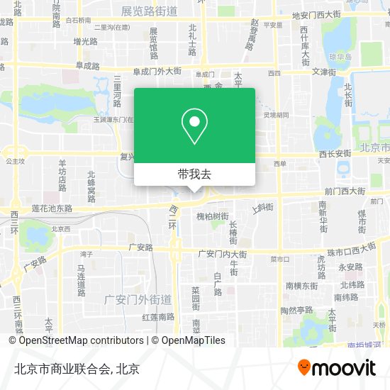 北京市商业联合会地图