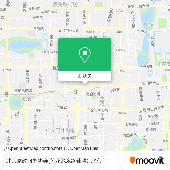 北京家政服务协会(莲花池东路辅路)地图