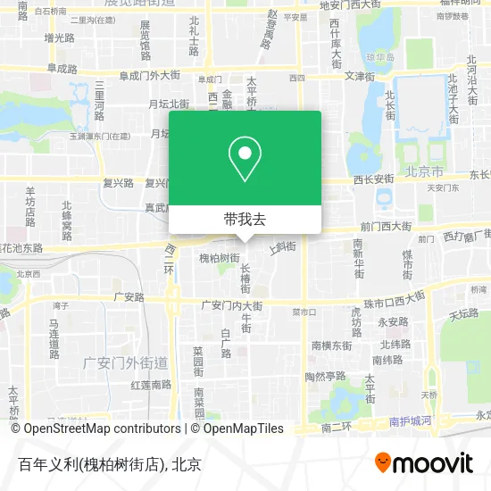 百年义利(槐柏树街店)地图