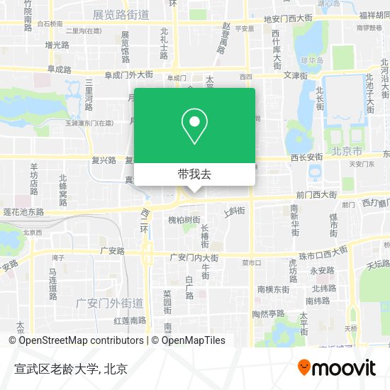 宣武区老龄大学地图