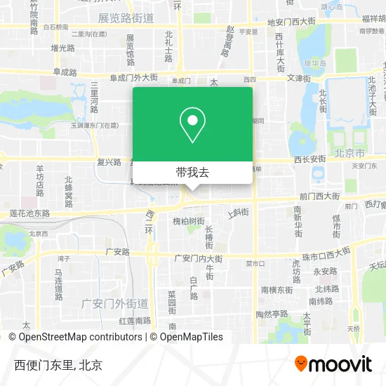 西便门东里地图