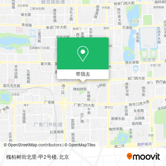槐柏树街北里-甲2号楼地图