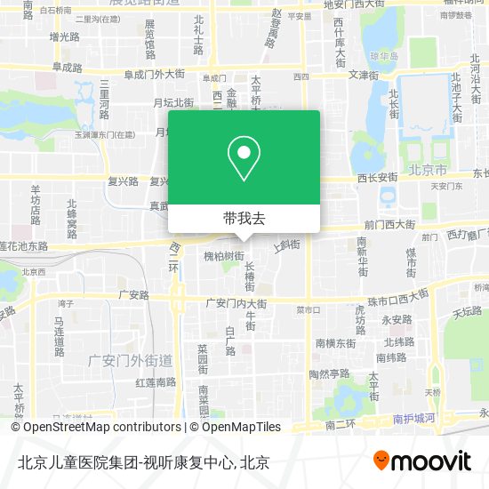 北京儿童医院集团-视听康复中心地图