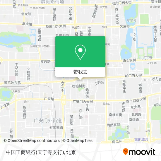中国工商银行(天宁寺支行)地图