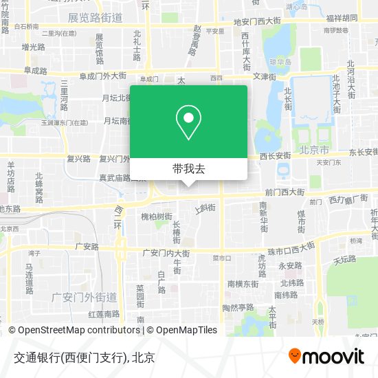 交通银行(西便门支行)地图