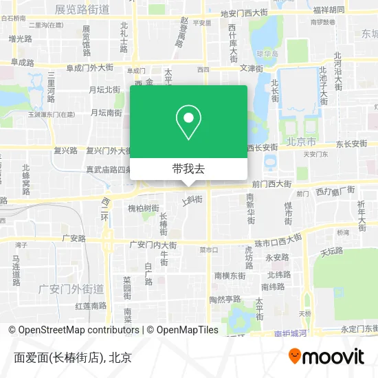 面爱面(长椿街店)地图