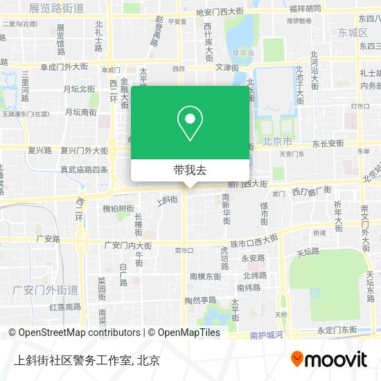 上斜街社区警务工作室地图