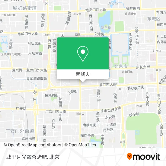城里月光露合烤吧地图