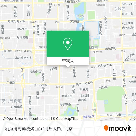 渤海湾海鲜烧烤(宣武门外大街)地图