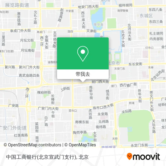 中国工商银行(北京宣武门支行)地图