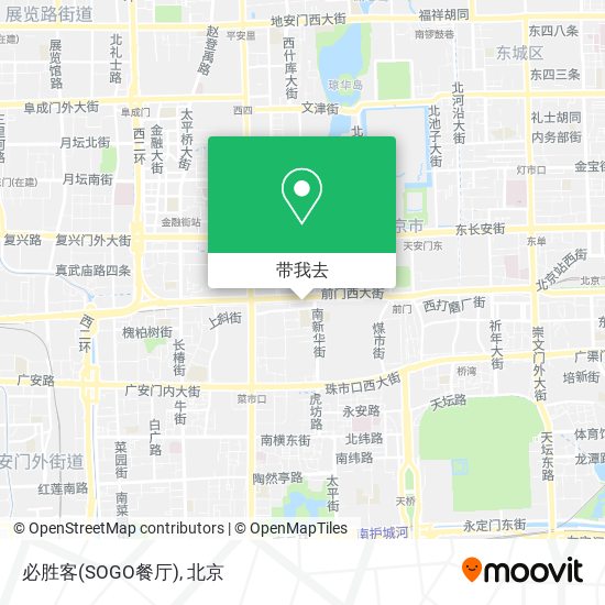 必胜客(SOGO餐厅)地图