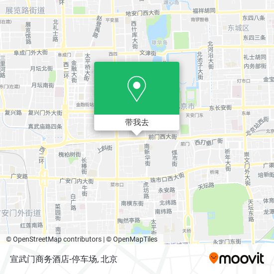 宣武门商务酒店-停车场地图