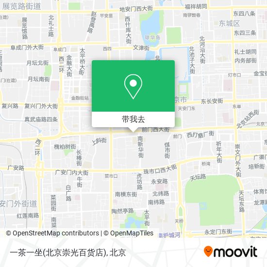 一茶一坐(北京崇光百货店)地图