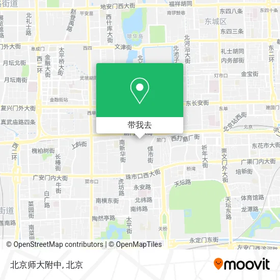 北京师大附中地图
