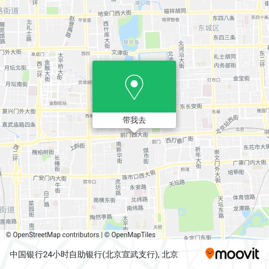 中国银行24小时自助银行(北京宣武支行)地图
