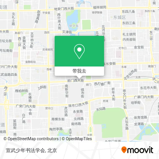 宣武少年书法学会地图