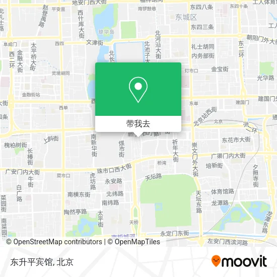 东升平宾馆地图